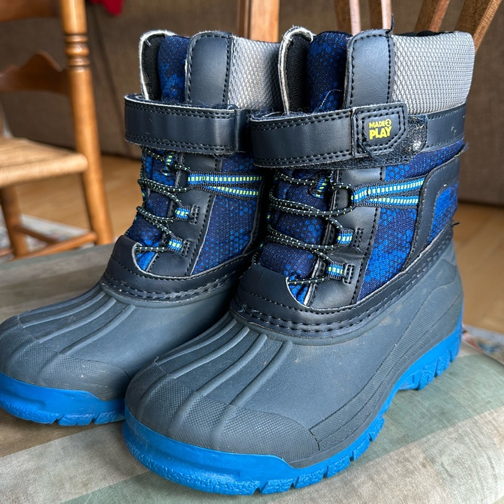 Stride Rite blue Made 2 Play boys winter boots size 12 medium